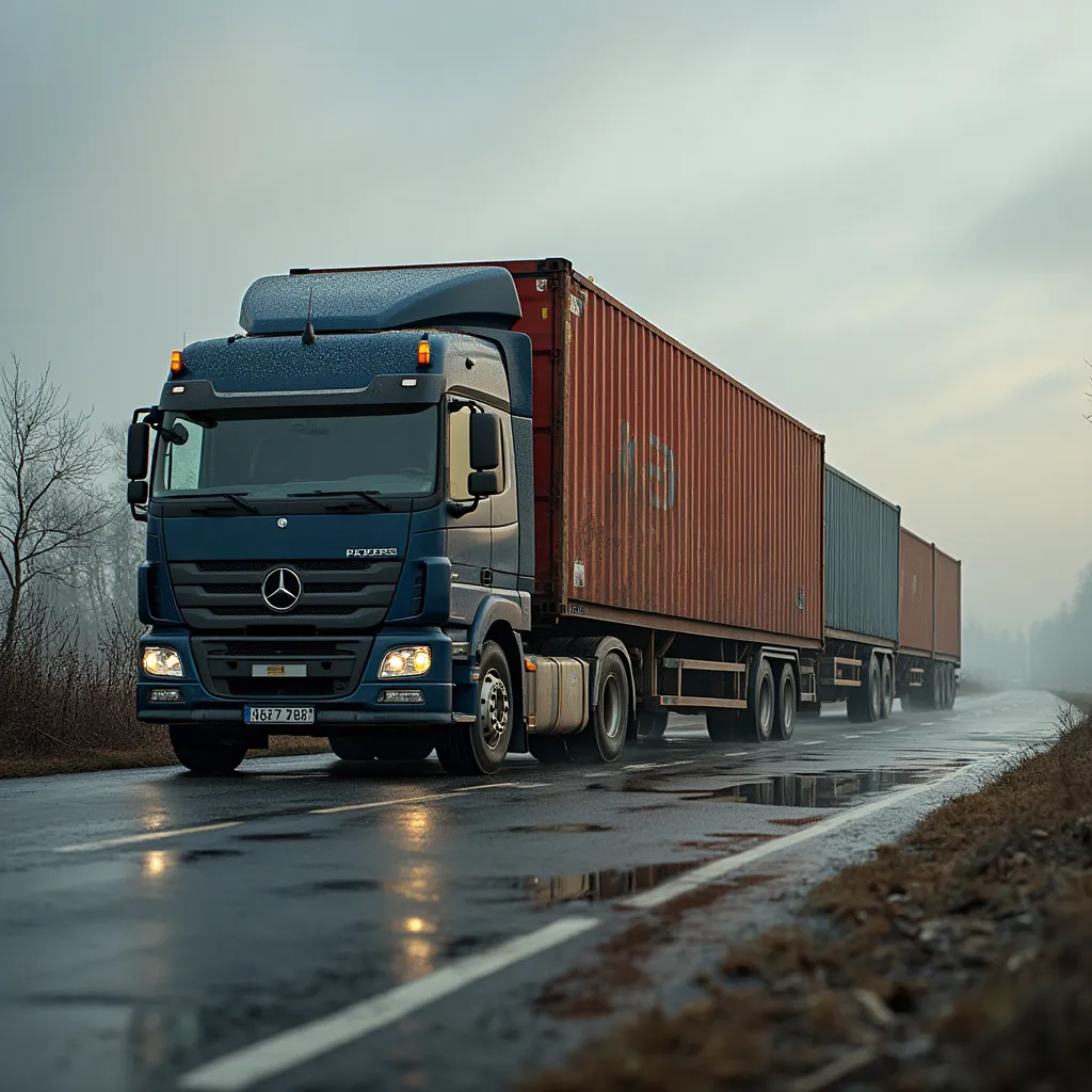 Team von Logistikmitarbeitern beim Beladen eines LKW