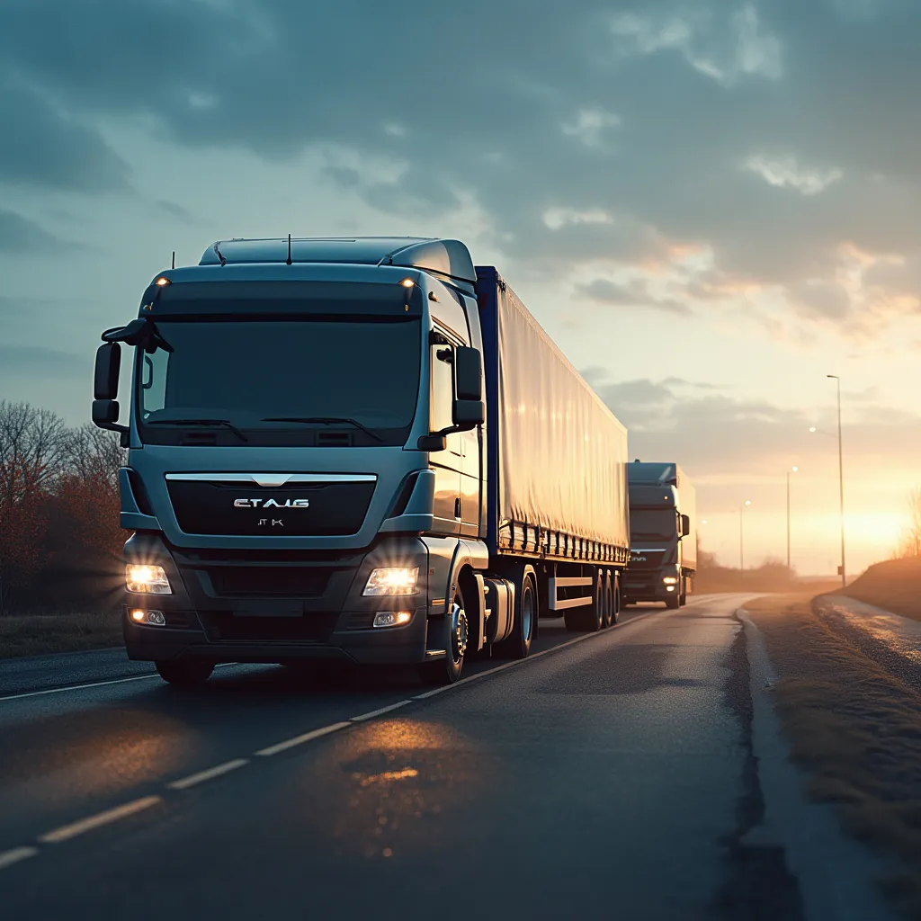 Schnelle Expresslieferung per LKW